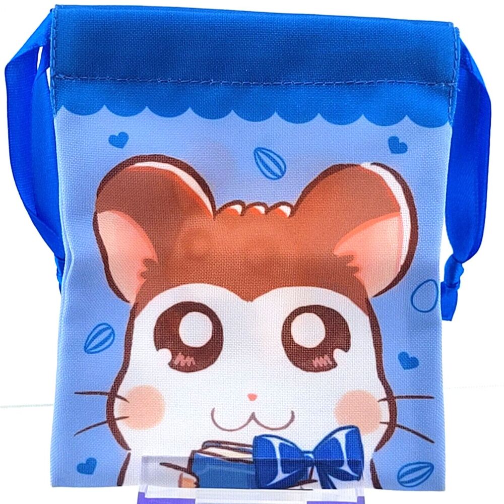 Maxwell - Hamtaro Blue Book Petit Drawstring Pouch